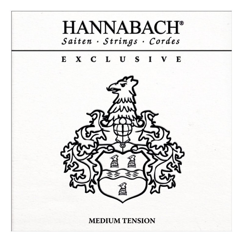 Hannabach 7164989 Struny do gitary klasycznej Exclusive Serie Medium Tension